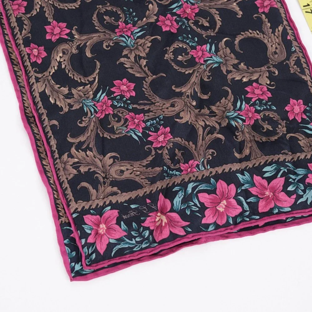JG Hook Floral 100% Silk Scarf - Picture 3 of 6